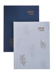 Agenda Flo&Fleur - 1 semaine sur 2 pages - 17 x 22 cm - différents modèles disponibles - Brepols