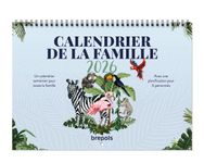 Brepols - Calendrier familial mensuel - 31 x 22 cm