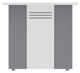 Habillage DUAL pour pieds panneaux Blanc