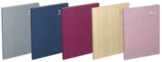 Agenda de poche Lecas Déco - 1 semaine sur 2 pages - 9 x 13 cm - disponible dans différentes couleurs