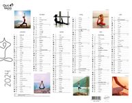 Quo Vadis - Calendrier Fantaisie 6 mois par face - 27 x 21 cm - yoga