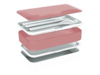 Little Balance - Lunch box boîte repas - blanc/rose - 1,2 L