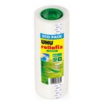 UHU Rollafix - Pack de 8 rubans adhésifs invisible - 19 mm x 30 m