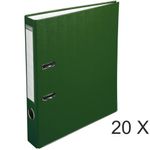 Exacompta - 20 Classeurs à levier - Dos 50 mm - A4 - vert