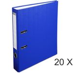 Exacompta - 20 Classeurs à levier - Dos 50 mm - A4 - bleu