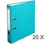 Exacompta - 20 Classeurs à levier - Dos 50 mm - A4 - vert clair