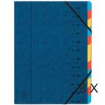 Exacompta Iderama - 8 Trieurs 12 positions - bleu