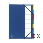 Exacompta Ordonator - 6 Trieurs 7 positions - bleu