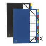 Exacompta Ordonator - 6 Trieurs 12 positions - couleurs assorties