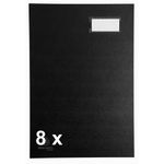 Exacompta - 8 Parapheurs direction 20 compartiments - noir