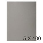 Exacompta Rock"s - 5 Paquets de 100 Chemises - 210 gr - gris