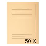 Exacompta Super 210 - 50 Chemises imprimées - 210 gr - bulle