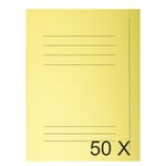 Exacompta Super 210 - 50 Chemises imprimées - 210 gr - canari