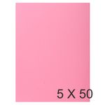 Exacompta Super 210 - 5 Paquets de 50 Chemises 1 rabat - 210 gr - rose