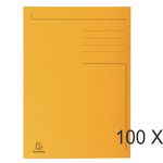 Exacompta Forever - 100 Chemises imprimées format folio - 280 gr - orange
