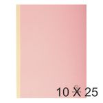 Exacompta Forever - 10 Paquets de 25 Chemises dos toilé - 320 gr - rose