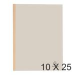 Exacompta Forever - 10 Paquets de 25 Chemises dos toilé - 320 gr - gris