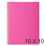 Exacompta Rock"s - 10 Paquets de 10 Chemises à soufflet - 320 gr - rose