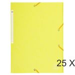 Exacompta Nature Future - Carpeta de 3 solapas - para A4 - capacidad: 300 hojas - limón moteado