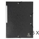 Exacompta Nature Future - Carpeta de 3 solapas - para A4 - capacidad: 300 hojas - negro moteado