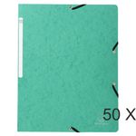 Exacompta - 50 Chemises sans rabat - A4 - vert