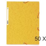 Exacompta - 50 Chemises à 3 rabats - A4 - jaune