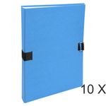 Exacompta Forever - 10 Chemises extensibles - bleu clair