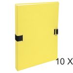 Exacompta Forever - 10 Chemises extensibles - jaune