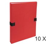 Exacompta Forever - 10 Chemises extensibles - rouge