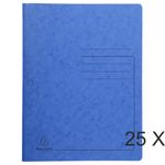 Exacompta - 25 Chemises de classement à ressort - bleu