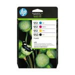 HP 950/951 - pack de 4 - noir et couleurs - cartouche d'encre originale (6ZC65AE)