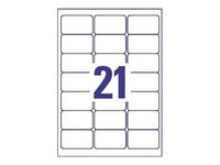 Avery - étiquettes adresses - 525 étiquette(s) - 63.5 x 38.1 mm
