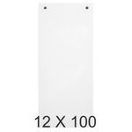 Exacompta Forever - 12 Packs de 100 fiches intercalaires - 105 x 240 mm - blanc