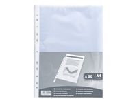 Exacompta - 50 Pochettes perforées - A4 - grainées - 4/100