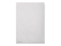 Exacompta - 50 Pochettes coin papier - A4 - transparent blanc