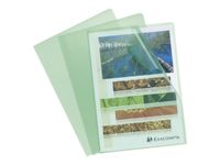 Exacompta - 100 Pochettes coin grainées - A4 - 12/100 - vert