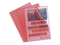 Exacompta - 100 Pochettes coin grainées - A4 - 12/100 - rouge