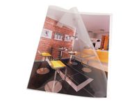 Exacompta - 10 Pochettes coin avec encoches - A4 - 20/100 - cristal