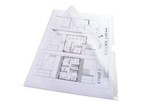 Exacompta - 10 Pochettes coin - A3 paysage - 20/100 - cristal translucide