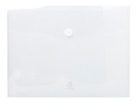 Exacompta - 5 Pochettes enveloppes à scratch - A4 - incolore translucide