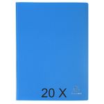 Exacompta Opak - 20 Porte vues - 40 vues - A4 - bleu clair