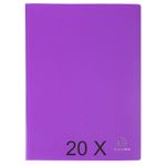 Exacompta Opak - 20 Porte vues - 40 vues - A4 - violet