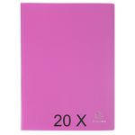 Exacompta Opak - 20 Porte vues - 40 vues - A4 - rose