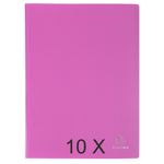 Exacompta Opak - 10 Porte vues - 80 vues - A4 - rose