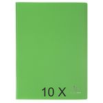 Exacompta Opak - 10 Porte vues - 100 vues - A4 - vert clair