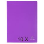 Exacompta Opak - 10 Porte vues - 100 vues - A4 - violet