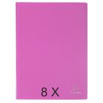 Exacompta Opak - 8 Porte vues - 160 vues - A4 - rose