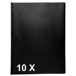Exacompta Vega Opaque - 10 Porte vues - 40 vues - A4 - noir