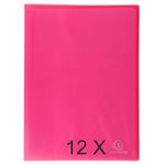 Exacompta Chromaline - 12 Porte vues - 60 vues - A4 - rouge