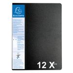 Exacompta Up-Line - 12 Porte vues - 60 vues - A4 - noir